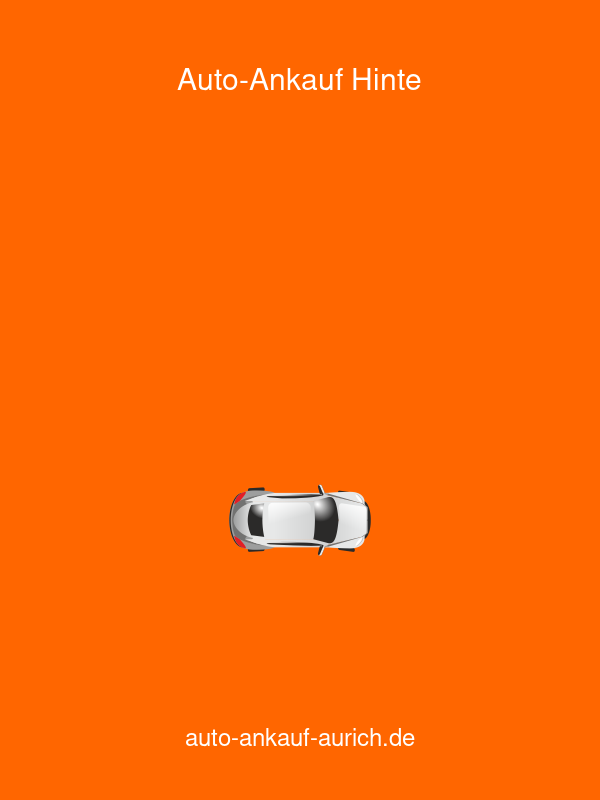 Auto-Ankauf Hinte