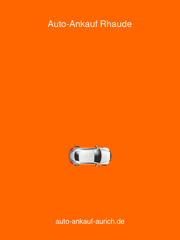 Auto-Ankauf Rhaude