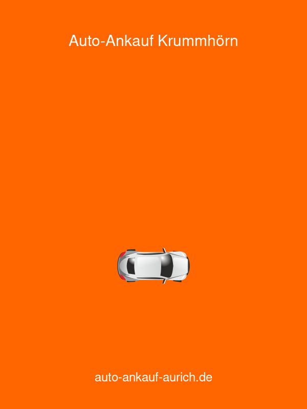 Auto-Ankauf Krummhörn